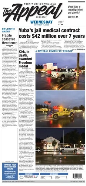 Cover of Marysville Appeal-Democrat    