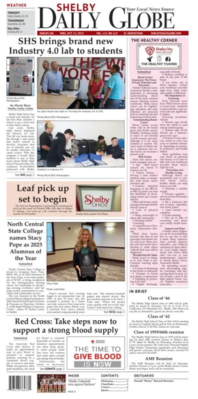 Cover of Shelby Daily Globe