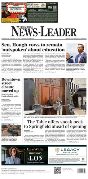 Cover of Springfield News-Leader