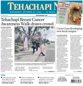 Cover of Tehachapi News