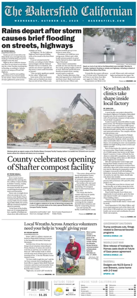 Cover of The Bakersfield Californian