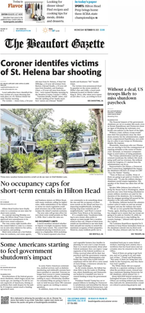 Cover of The Beaufort Gazette