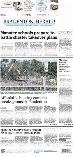 Cover of The Bradenton Herald