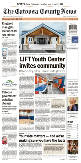 Cover of The Catoosa County News