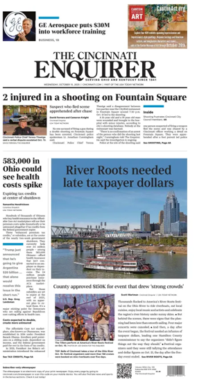 Cover of The Cincinnati Enquirer