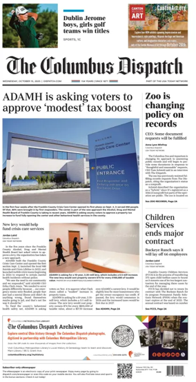 Cover of The Columbus Dispatch