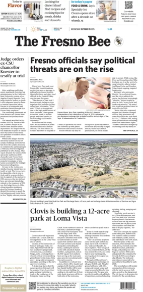 Cover of The Fresno Bee