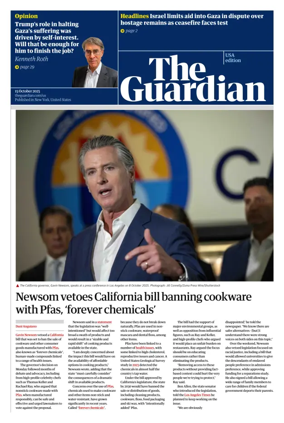 Cover of The Guardian (USA)