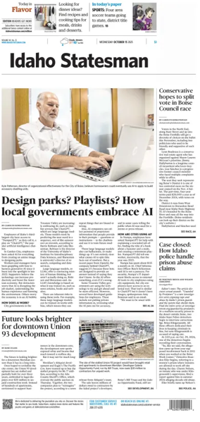 Cover of The Idaho Statesman