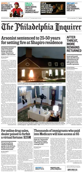 Cover of The Philadelphia Inquirer