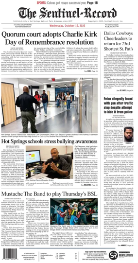 Cover of The Sentinel-Record