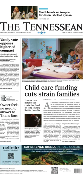 Cover of The Tennessean