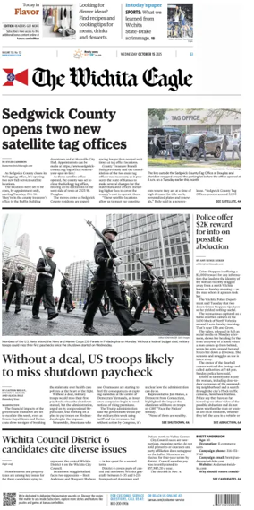 Cover of The Wichita Eagle