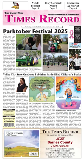 Cover of Valley City Times-Record