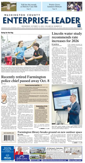 Cover of Washington County Enterprise-Leader