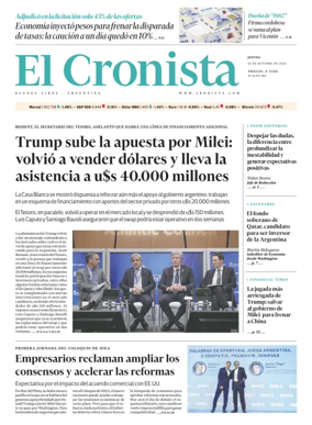 Cover of El Cronista comercial
