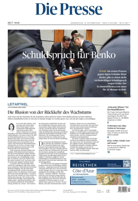 Cover of Die Presse