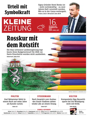 Cover of Kleine Zeitung Steiermark