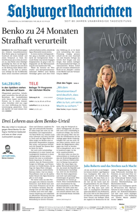 Cover of Salzburger Nachrichten
