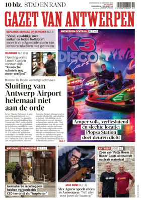 Cover of Gazet van Antwerpen Metropool Stad