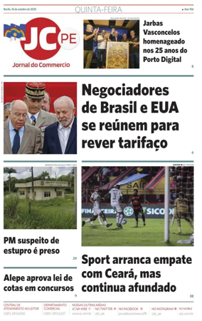 Cover of Jornal do Commercio