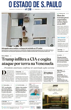 Cover of O Estado de S. Paulo