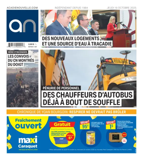 Cover of Acadie Nouvelle