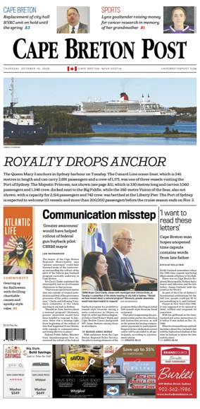 Cover of Cape Breton Post