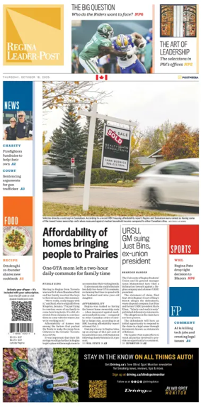 Cover of Regina Leader-Post