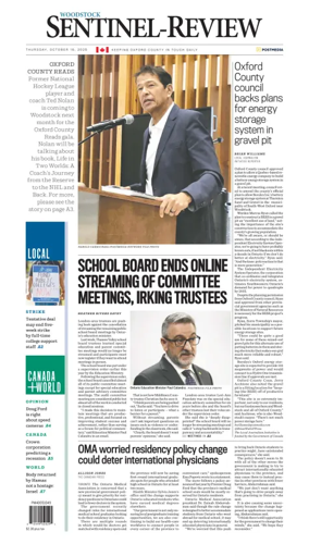 Cover of Sentinel-Review (Woodstock)