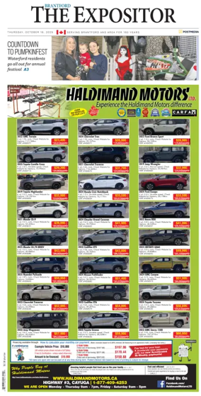 Cover of The Expositor (Brantford)