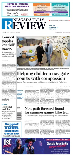 Cover of The Niagara Falls Review