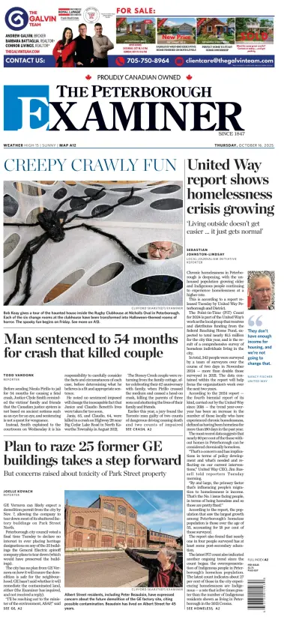 Cover of The Peterborough Examiner
