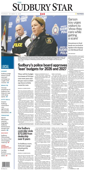 Cover of The Sudbury Star