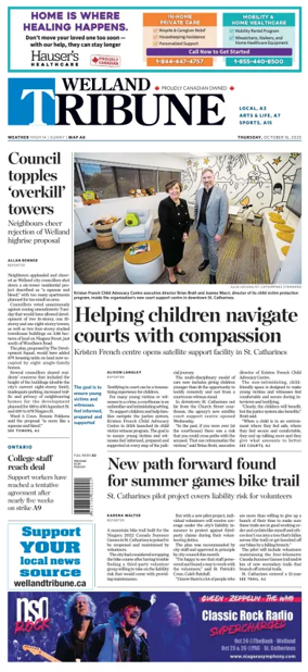 Cover of The Welland Tribune
