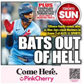Cover of Toronto Sun