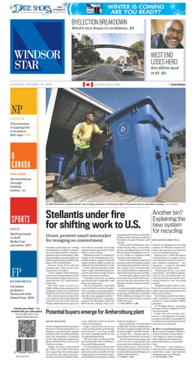 Cover of Windsor Star