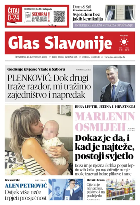 Cover of Glas Slavonije