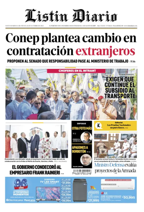 Cover of Listin Diario