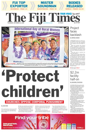 Cover of The Fiji Times
