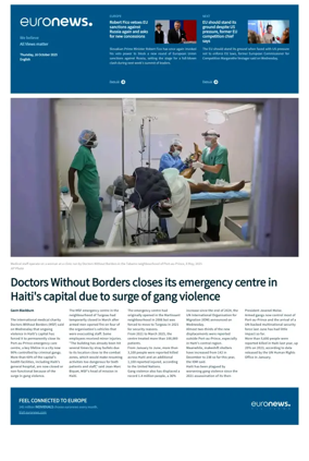 Cover of EuroNews (English Edition)