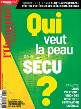 Cover of L'HUMANITE MAGAZINE