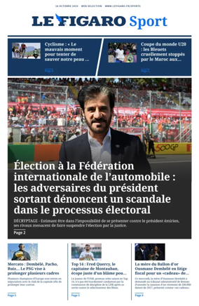 Cover of Le Figaro Sport