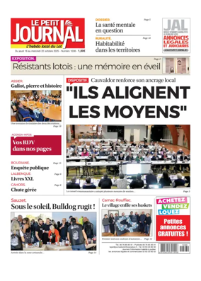 Cover of Le Petit Journal - L'hebdo local du Lot