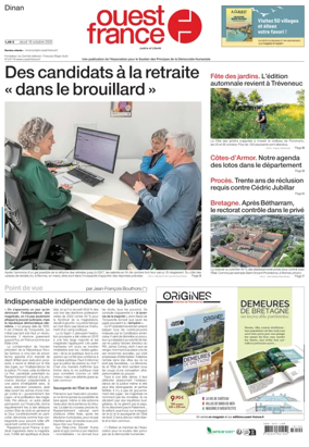 Cover of Ouest France (Dinan)