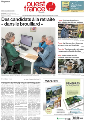 Cover of Ouest France (Laval)