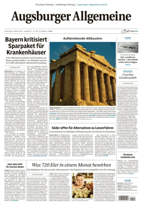 Cover of Augsburger Allgemeine (Land West)