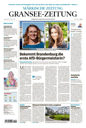Cover of Gransee-Zeitung