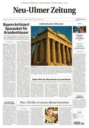 Cover of Neu-Ulmer Zeitung