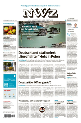 Cover of NWZ  (Göppinger Kreisnachrichten)